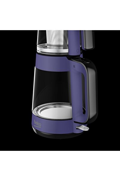 Beko Cm 5964 W Mor 1900 W Cam Demlikli Çay Makinesi