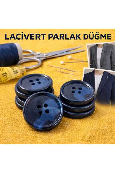 beyna aksesuar Trençkot Ceket Kaban ve Hırka Düğme 2,5 Cm Çubuk 1 Paket 10 Ad...
