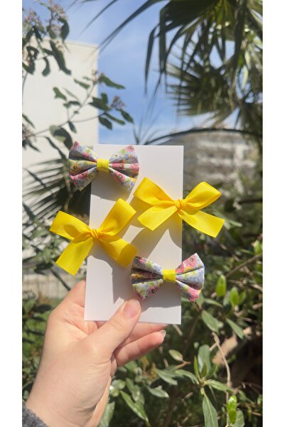 Toka Perisi Σετ παιδικών αγκράφες Summer Flower με 4 τεμάχια - 2 κορδέλες, 2 ...