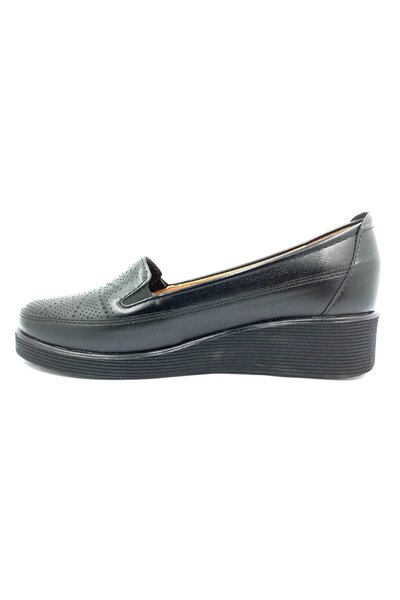 Christina 596, Black 36 42 Large Size Orthopedic Mother Shoes