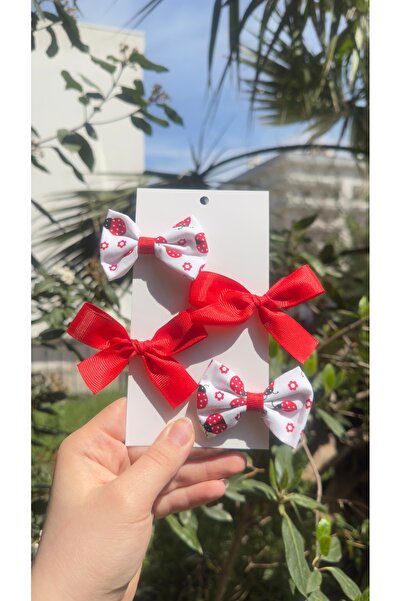 Toka Perisi Σετ παιδικών αγκράφες Summer Flower με 4 τεμάχια - 2 κορδέλες, 2 ...