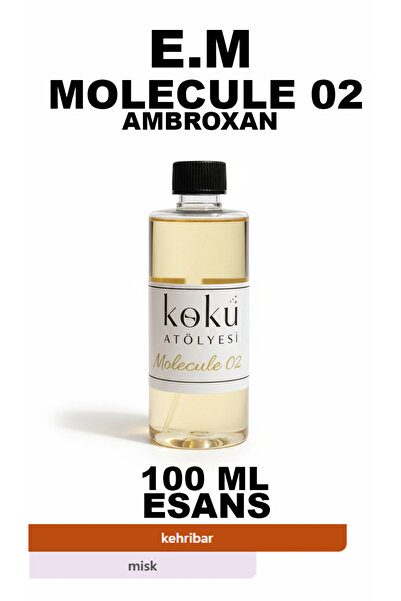 KokuAtölyesi E.M Molecule 02 100 ml Esans | Ambroxan Odunsu Amber Unisex Parf...