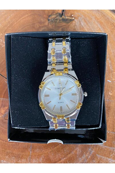 Time İst Wristwatch with Stainless Steel Band and Case, Boxed and Padded (wit...