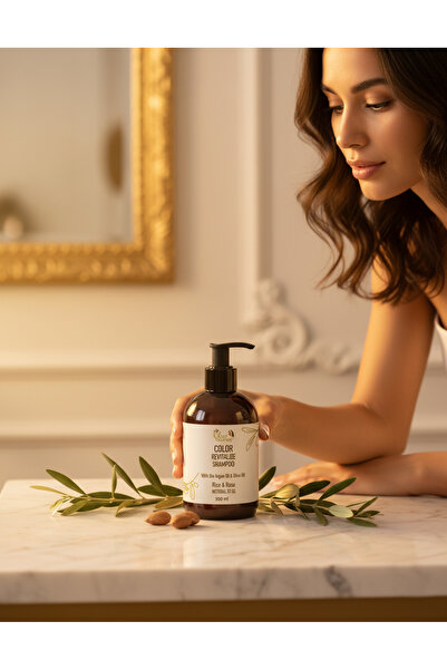 Olive Auras Color Revitalize Shampoo 97% Natural Ingredients Gentle & effective Shampoo For Hair Shining 300ml