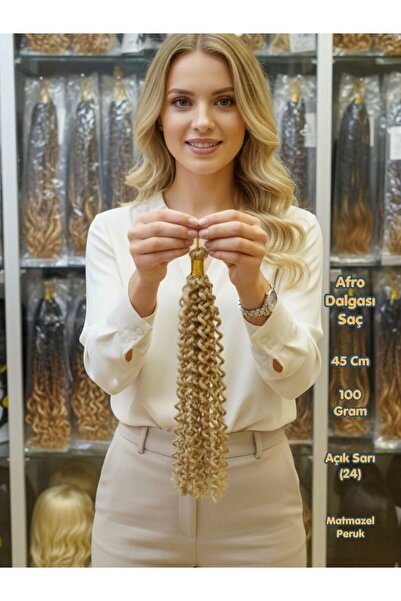 My Hair Türkiye Afro Dalgası Saç Kıvırcık Balköpüğü Renk 45 Cm 100 Gram