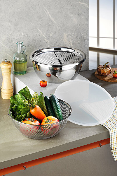 Aryıldız طقم أوعية خلط بروماكس مكون من 4 قطع