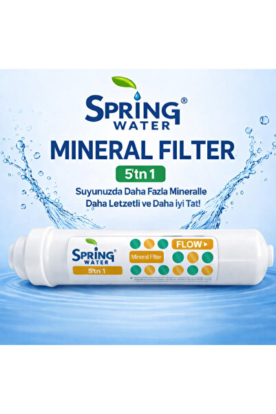 Spring Water Mineral Filtre – 5 Mineralli | Kalsiyum, Magnezyum, Potasyum Des...