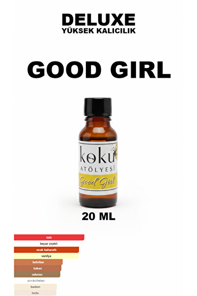 KokuAtölyesi Carolina H. Good Girl Deluxe Esans 20 ml | Kahve Vanilyalı Çiçek...