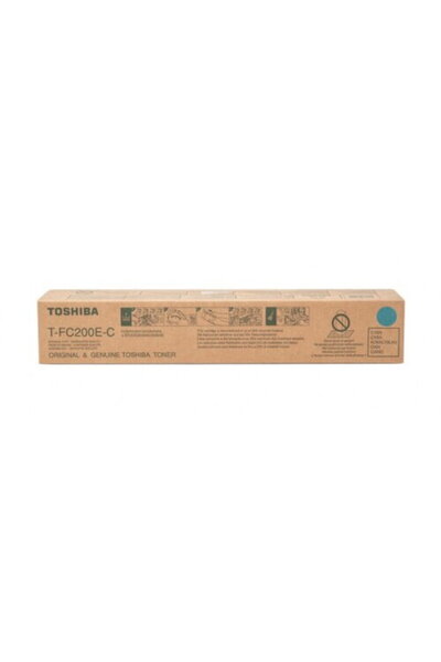 Toshiba Toner T-FC200E TFC200E Cyan (6AJ00000119)(6AJ00000259)