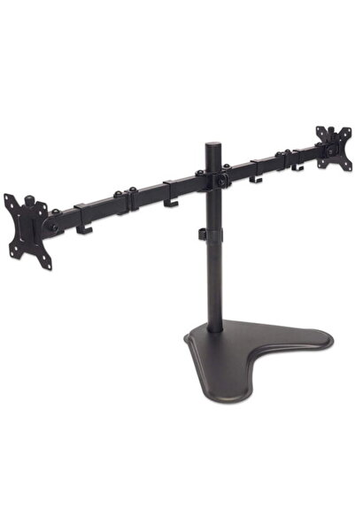 MANHATTAN Suport Monitor pentru 2 Displays Stand= Negru