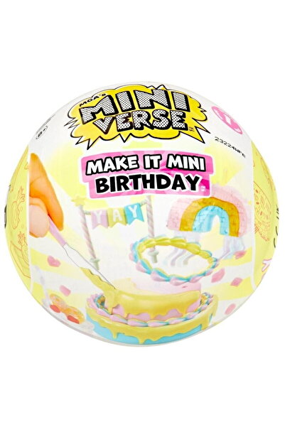 MGA Biluta cu accesorii miniaturale pentru zi de nastere, Miniverse Celebrati...