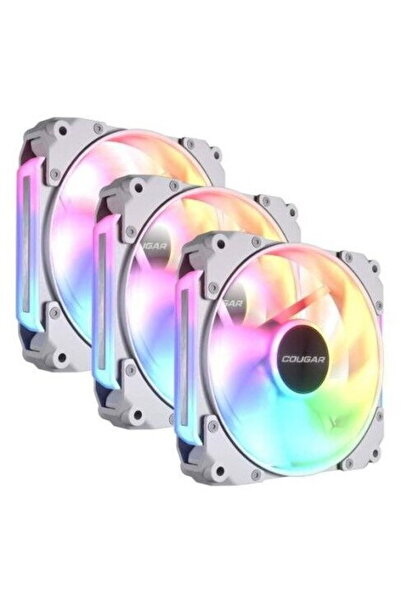 Cougar Ventilator PC Apolar 120 ARGB cu palete inversate Alb (Set 3), 12cm, 6...