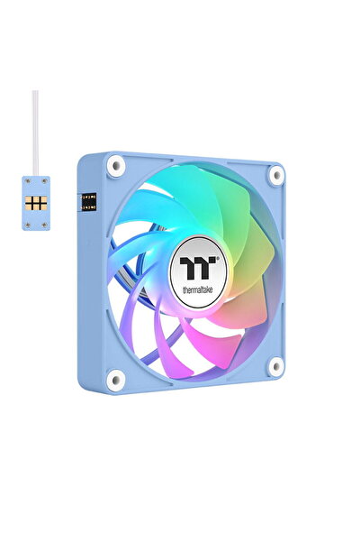 THERMALTAKE Ventilator PC Thermaltake, set 3 unități, Ø 12 cm, albastru