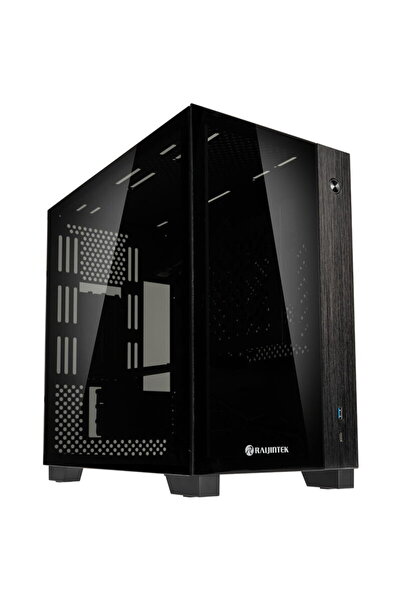 Raijintek Carcasa PC PAEAN MINI Mini-ITX , Tempered Glass - Negru