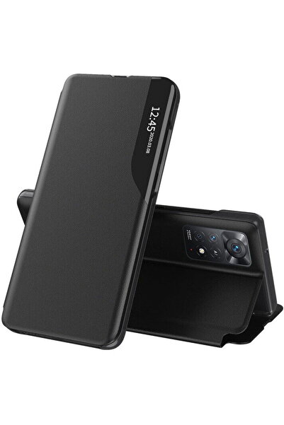 Techsuit Husă eFold Series pentru Xiaomi Redmi Note 11 Pro 4G/5G, Neagră