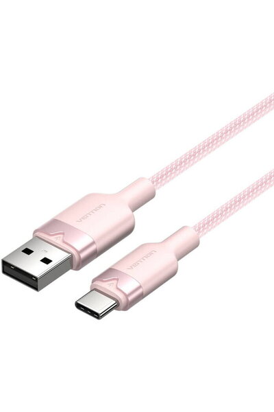 Vention Cablu USB 2.0 A mascul la C mascul 3A CTNPH 2M (roz)