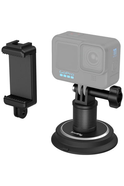 SmallRig 4347 Suport de montare cu ventuză pentru camere de acțiune