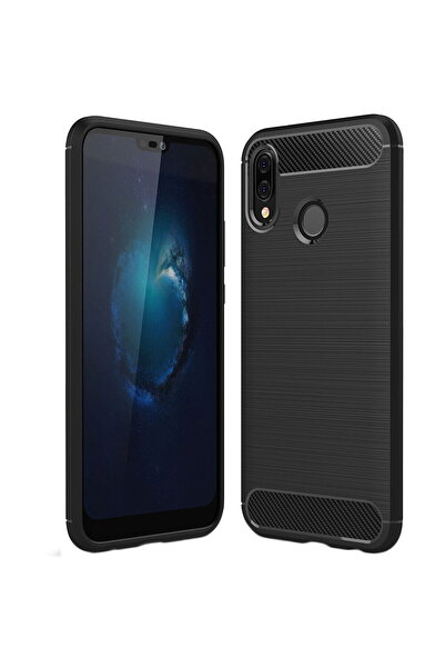 Techsuit Carcasă Huawei P20 Lite - Techsuit Carbon Silicone - Negru
