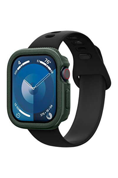 Spigen Husă pentru Apple Watch 10 46mm - Caseology Vault - Verde Miezul Nopții