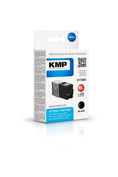 KMP Printer Toner Cartridge, KMP, Compatible with HP, 1300 pages, Black