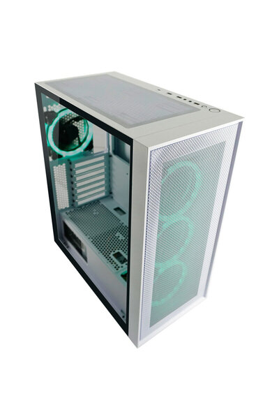 LC POWER Carcasa PC LC-Power Case Midi LC-802W-ON Alb Wanderer X