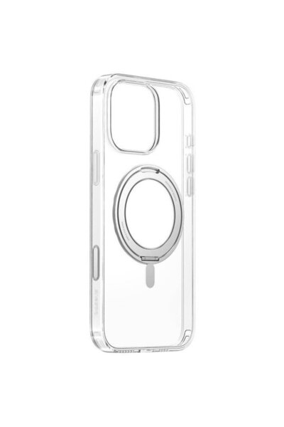 Baseus Husă magnetică cu suport SkyRing 360° iP16 Pro (transparent)