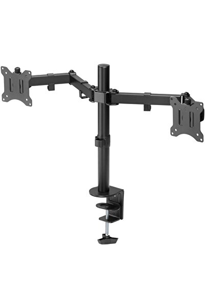 goobay Suport TV / Monitor, Suport dublu pentru monitoare Flex, Negru
