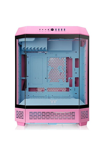 THERMALTAKE Carcasa PC The Tower 600 (roz, sticlă securizată x 3)