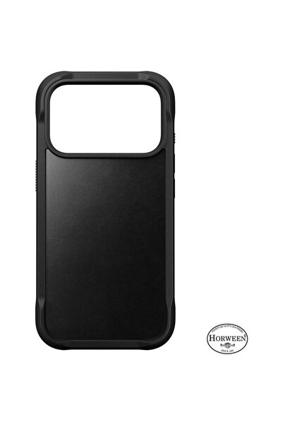 Nomad Husa din piele naturala Rugged Leather Horween compatibila cu iPhone 17...