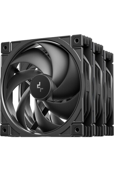 Deep Cool Deepcool FD12 V2 3 în 1 (negru, pachet de 3, 120 mm)