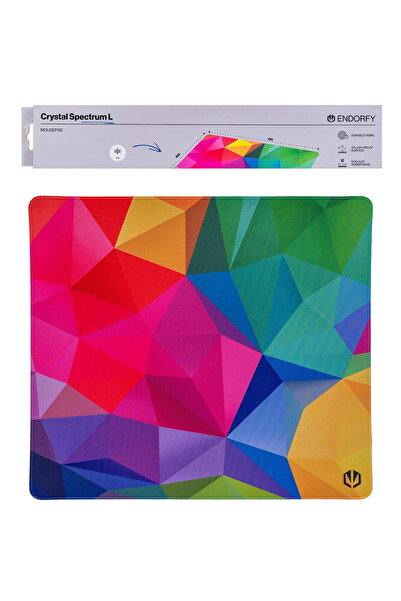 Endorfy Crystal Spectrum L Mouse Pad Rainbow