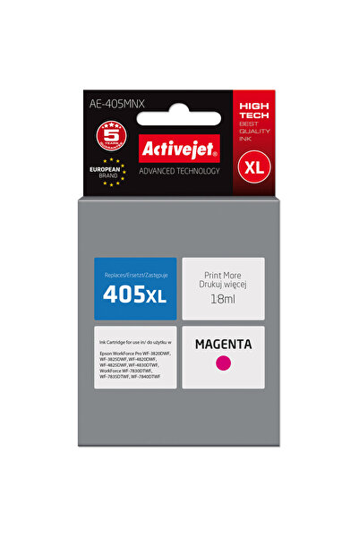 ActiveJet Cartuș de cerneală, magenta, 18 ml, Supreme