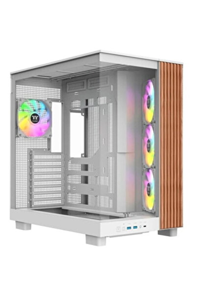 THERMALTAKE Carcasa PC Carcasa View 380 XL WS aRGB, Middle Tower, Fara sursa Alb