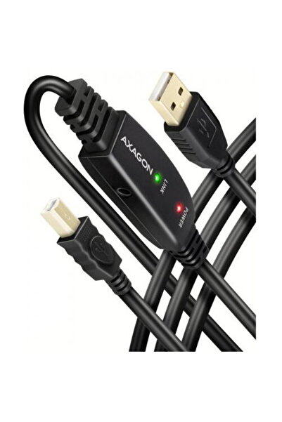 Axagon Cablu ADR-210B, repetor USB, 10 m, USB-A - USB-B