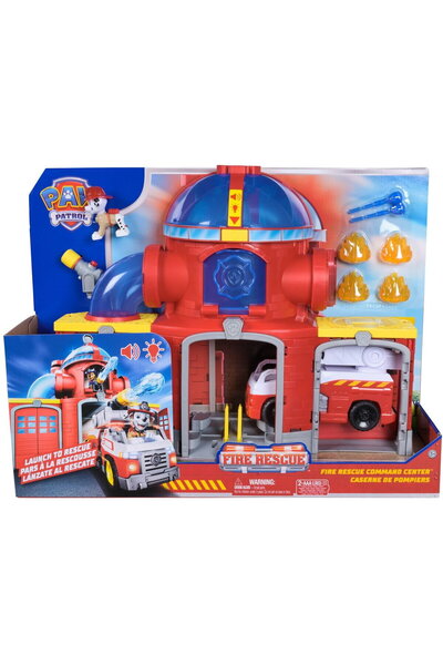 Spinmaster Set de joacă Paw Patrol - Pompieri de salvare, Stația de pompieri,...