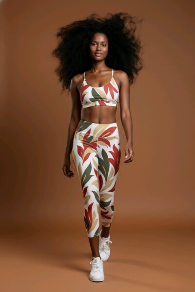 JOLT Γυναικείο μακρύ κολάν με σχέδιο Μοντέλο Νο: 036