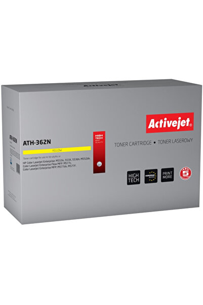 ActiveJet Toner ATH-362N (înlocuitor pentru HP 508A CF362A; Suprem; 5000 de p...