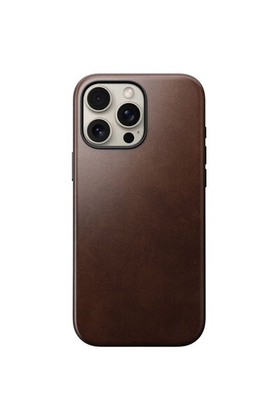 Nomad Carcasa din piele naturala Modern Horween Leather MagSafe compatibila c...