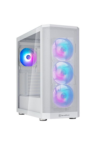 SilverStone Carcasa PC FARA 514X, tip tower (alb, sticlă securizată)