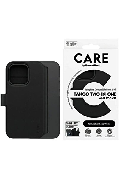 Panzer Glass Husa 2in1 pentru iPhone 16 Pro, PanzerGlass, negru, slim, cu com...