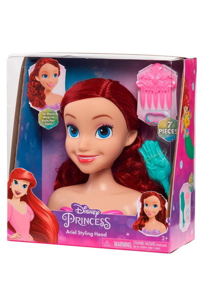 Other Cap de stilizare Disney Princess Ariel, Just Play, set cu pieptene, 3+ ...