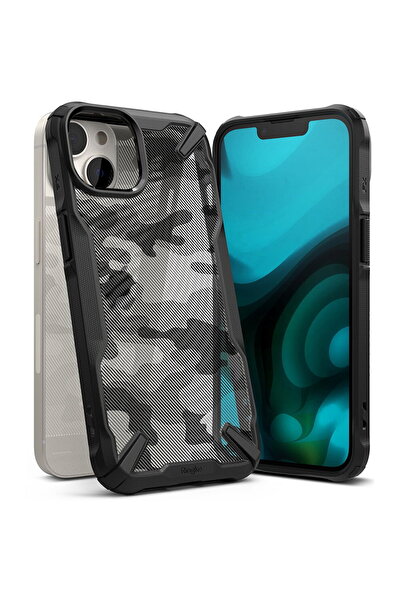 Ringke Husă pentru iPhone 14 Plus - Ringke Fusion X Design - Negru Camuflaj