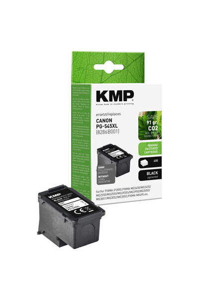 KMP Printer Toner Cartridge, KMP, for Canon CL541 XL, 15 ml, 400 pages, black