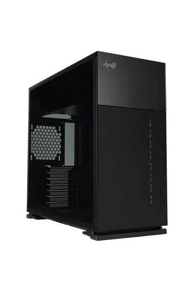 INWIN Carcasa PC 127 Sticlă securizată - Negru
