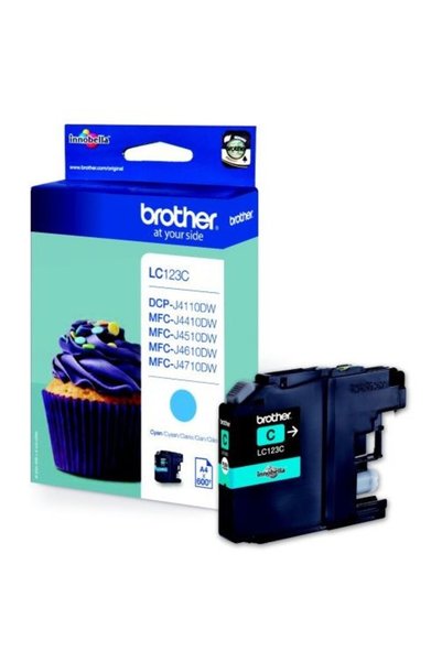 Brother Cartus LC123C Cyan 600 pagini