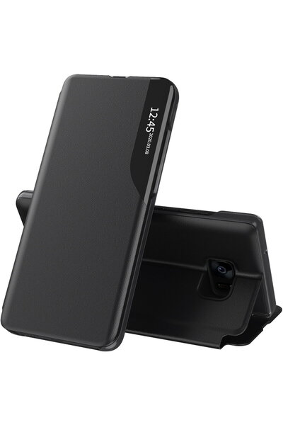 Techsuit Husă pentru Samsung Galaxy S7 Edge - Seria Techsuit eFold - Neagră