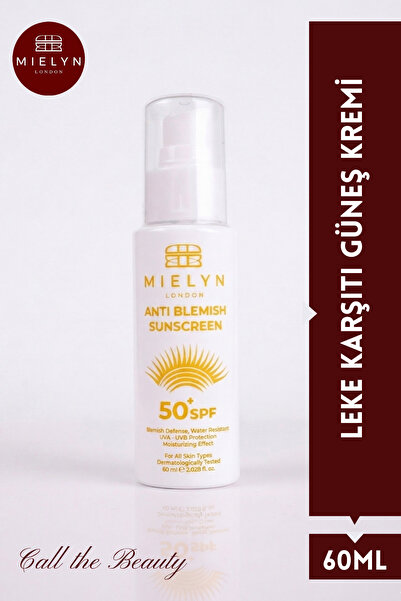 Mielyn London Leke Önleyici Güneş Kremi Spf 50+ Anti Blemish Sunscreen 60ml
