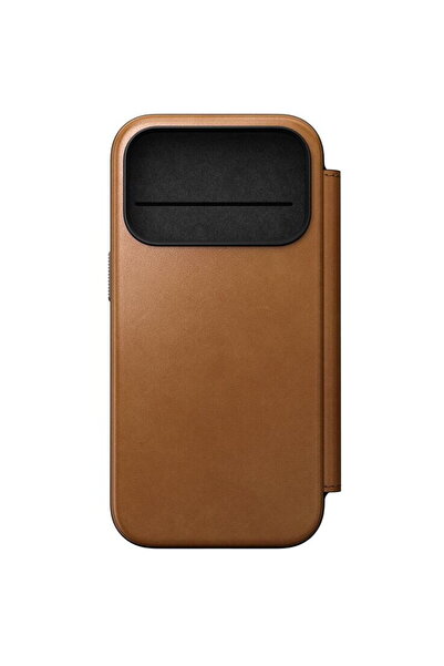 Nomad Husa din piele Modern Leather Folio cu Card Slot compatibila cu iPhone ...