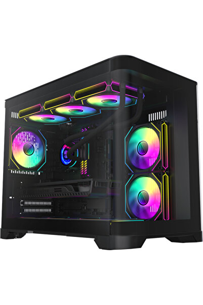 GAMEMAX Carcasa PC |   Caz |   HYPE-M BK |   ATX