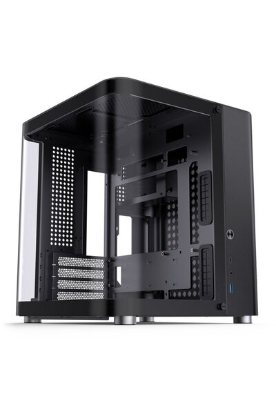 jonsbo Carcasa PC TK-1 2.0 Micro-ATX, sticla securizata - Negru
